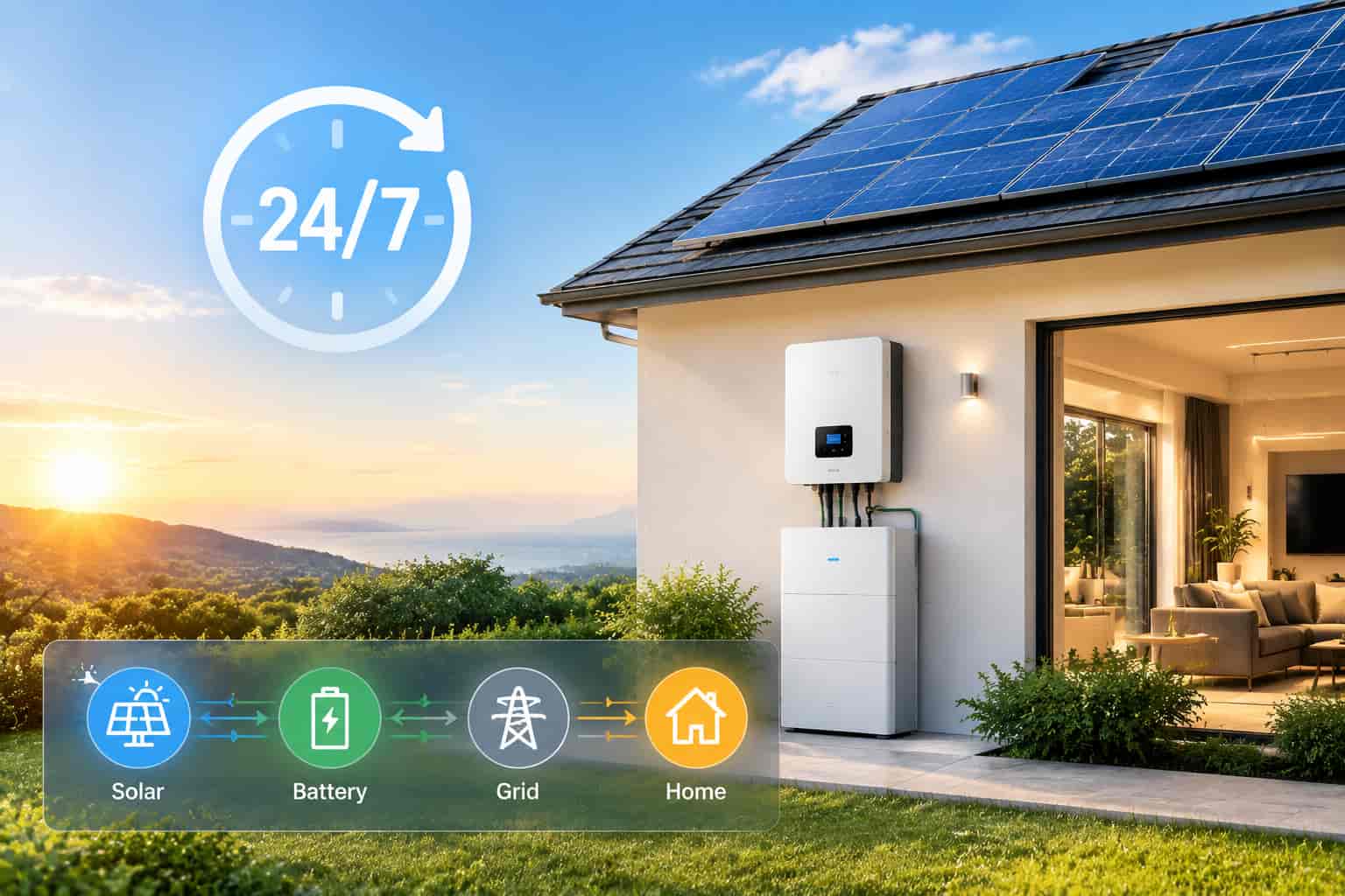 Can a Solar Inverter Run 24 Hours a Day?